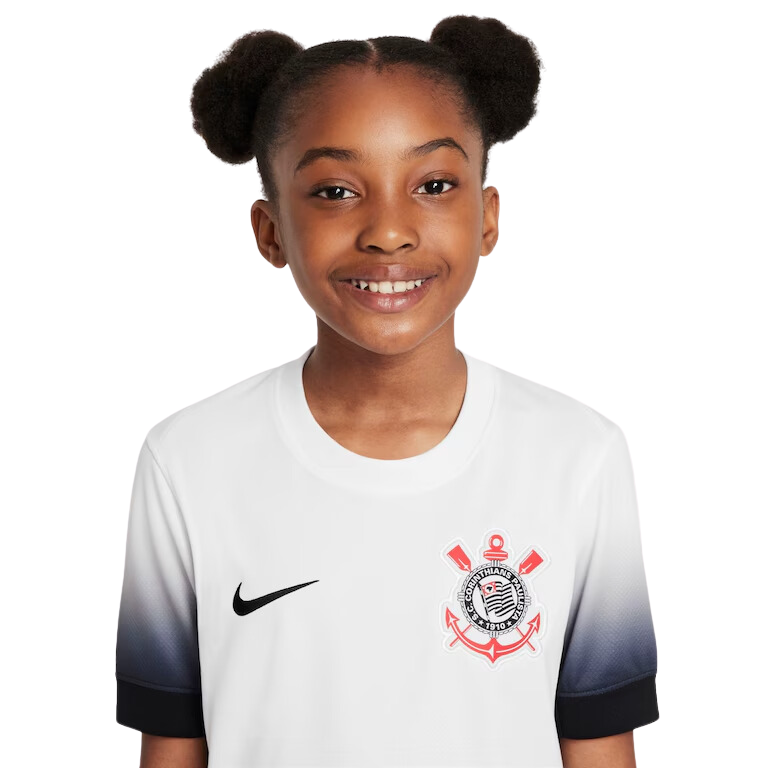 Camisa Nike Corinthians I 2024/25 Torcedor Pro Infantil